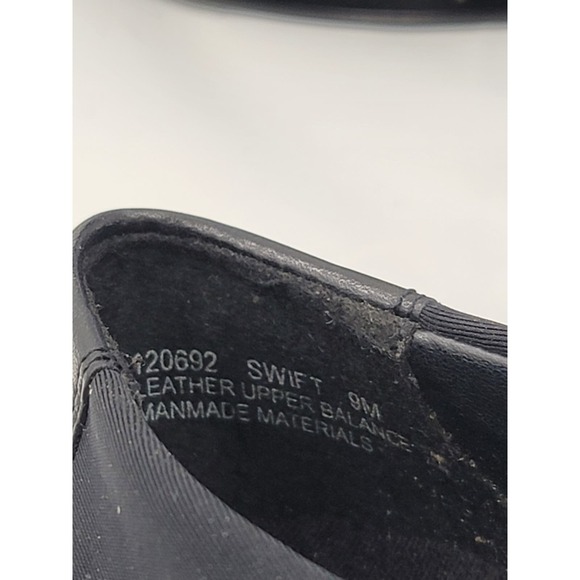 Bjorndal Swift Black Leather comfort Shoe 9 - Picture 9 of 10